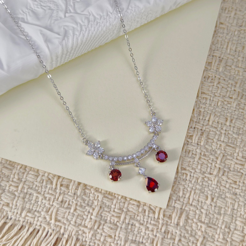 Natural Sterling Silver 925 Sterling Silver Topaz Crystal Pendant thumbnail 10