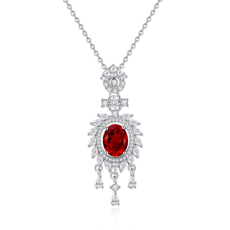 Natural Sterling Silver 925 Sterling Silver Crystal Pendant thumbnail 9