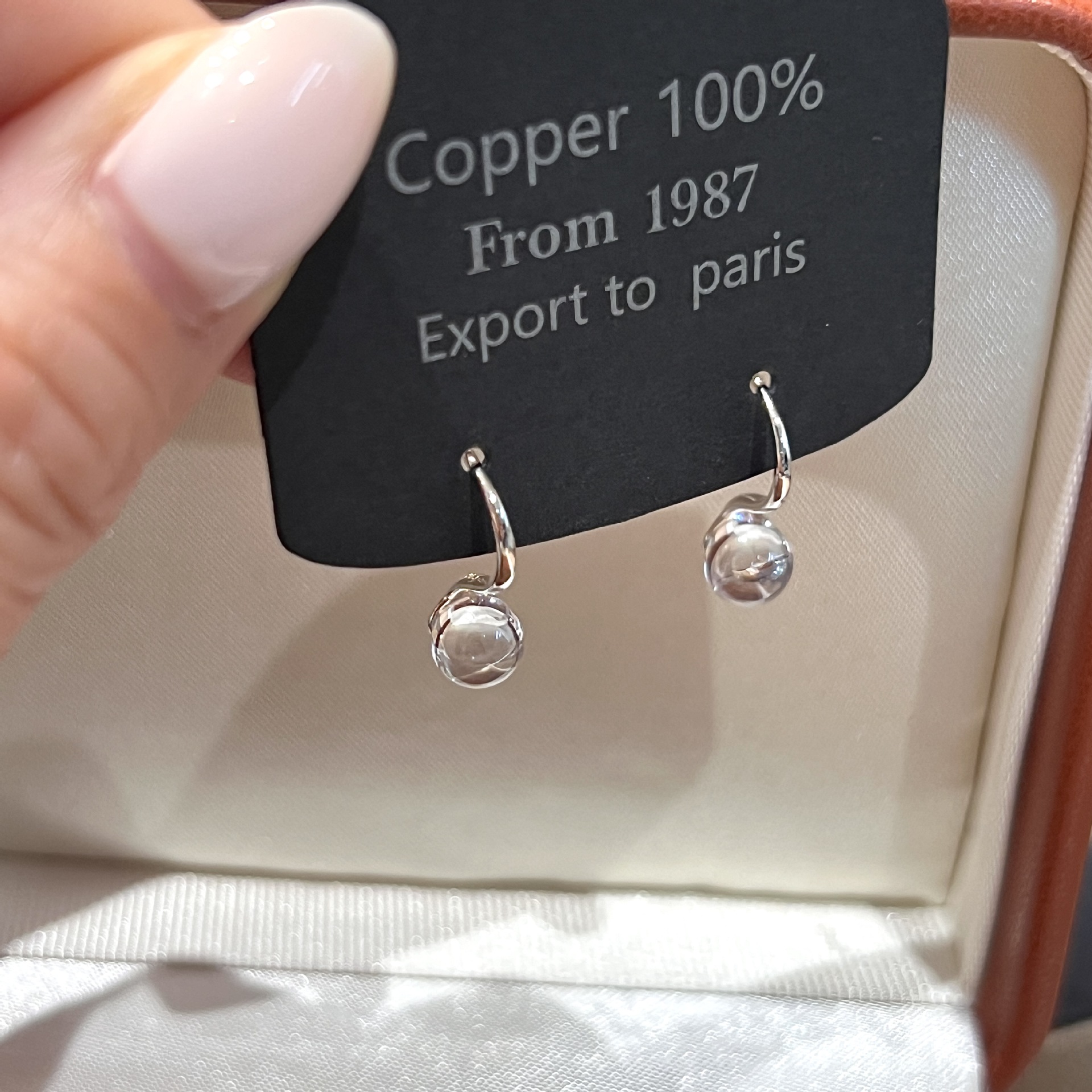 Sterling Silver 925 Sterling Silver Clear Quartz Teardrop Unique Design Fashion Elegant Versatile Drop Earrings thumbnail 7