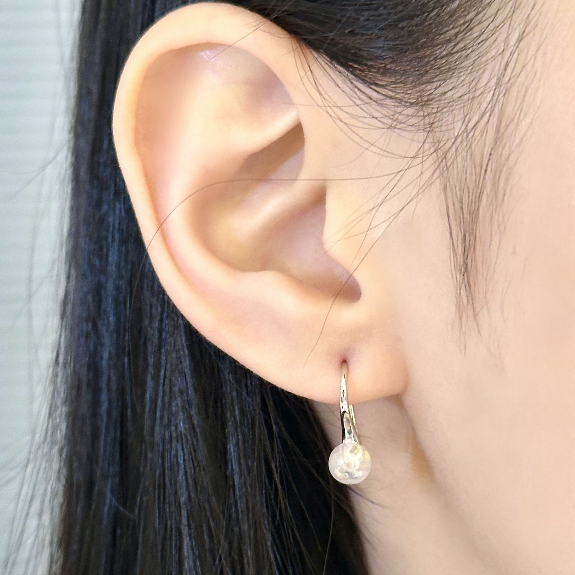 Sterling Silver 925 Sterling Silver Clear Quartz Teardrop Unique Design Fashion Elegant Versatile Drop Earrings thumbnail 19